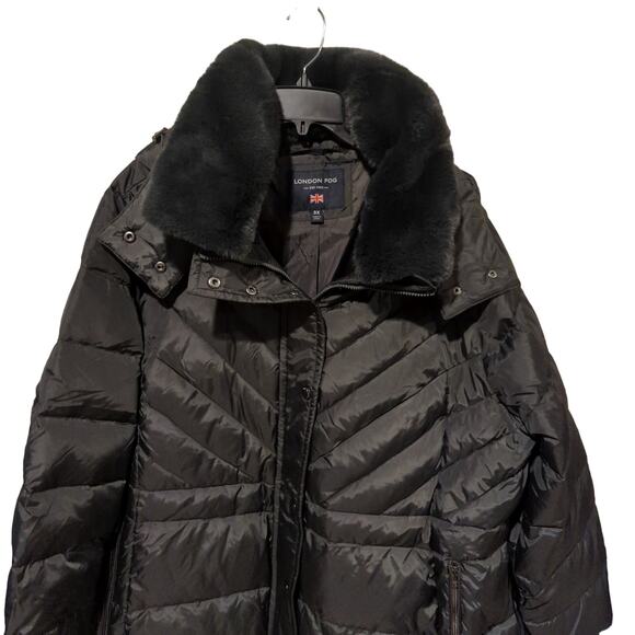 London Fog Puffer Jacket, NWOT, 3X - Picture 2 of 8